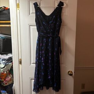 DKNY Navy Blue sz 16 Sleeveless dress